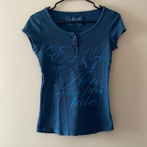 Blue Aeropostale shirt